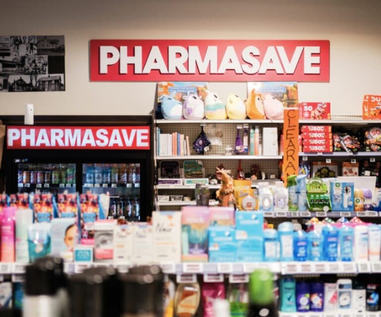 Inside view of a compounding pharmacy at Long Sault Pharmasave emphasizing compounding wellness